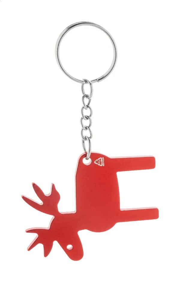 Weihnachts-Schlüsselanhänger - Renkey - rot (-05)