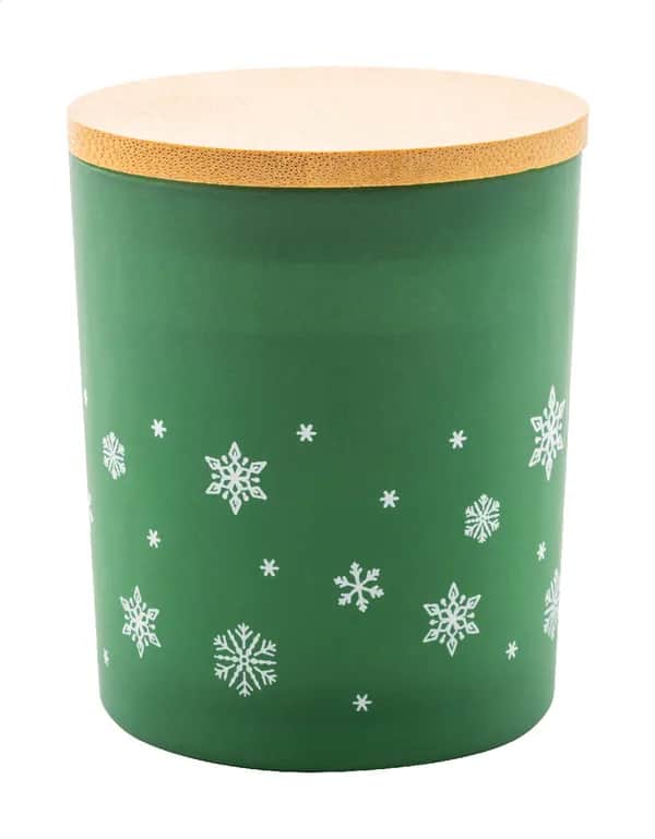 Weihnachtskerze, Vanille - Jouluz - grün (-07)