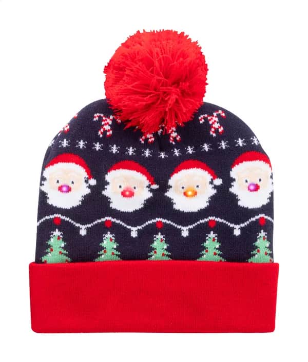 Weihnachts-LED-Wintermütze, Rentier - Norrsken - mehrfarbig (-B)