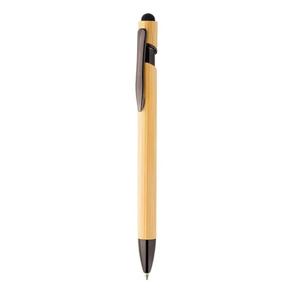 Touchpen-Kugelschreiber - Tonnel Boo - schwarz (-10)