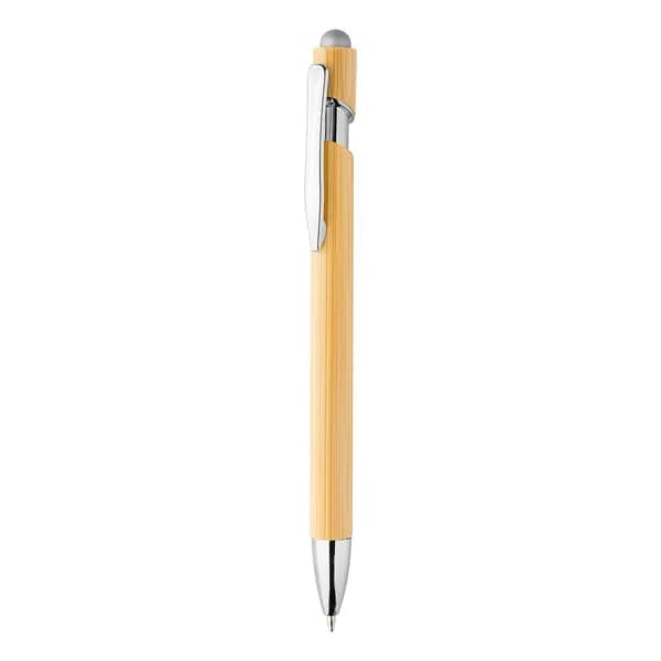 Touchpen-Kugelschreiber - Tonnel Boo - silber (-21)