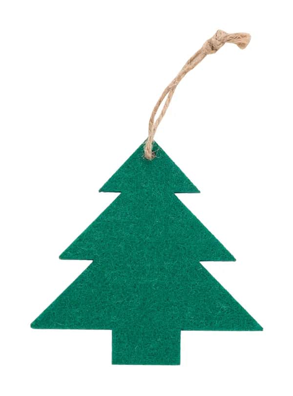 RPET Weihnachtsbaumschmuck, Schneeflocke - Joulox - grün (-B)