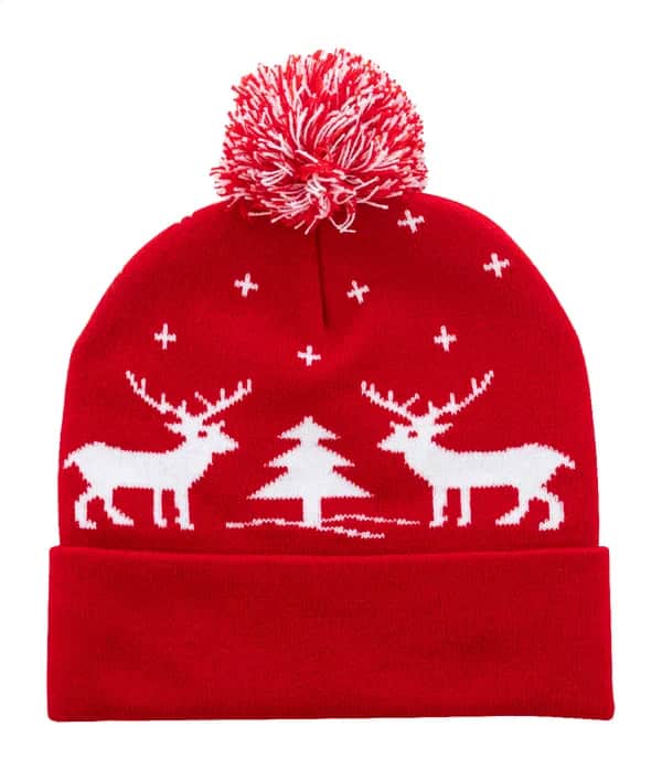 Weihnachtswintermütze - Skandimos - rot (-05)