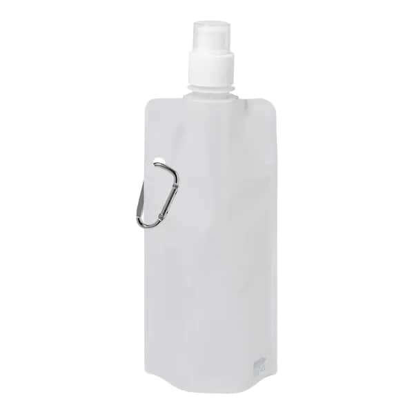 Faltbare RPET Flasche - Carabol - weiß (-01)