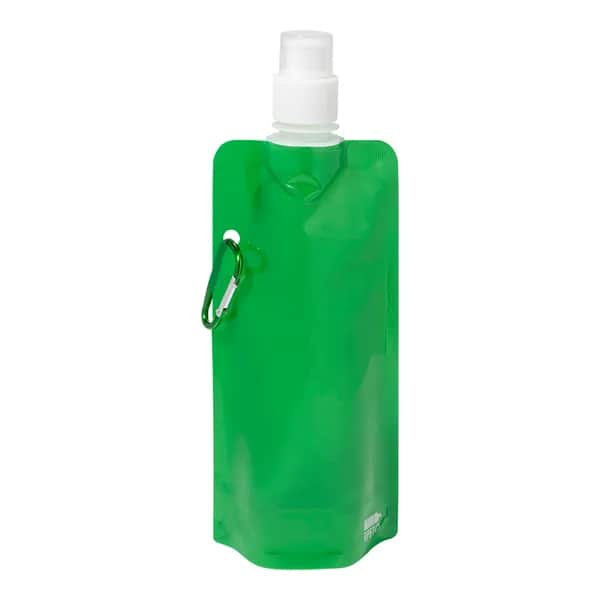 Faltbare RPET Flasche - Carabol - grün (-07)