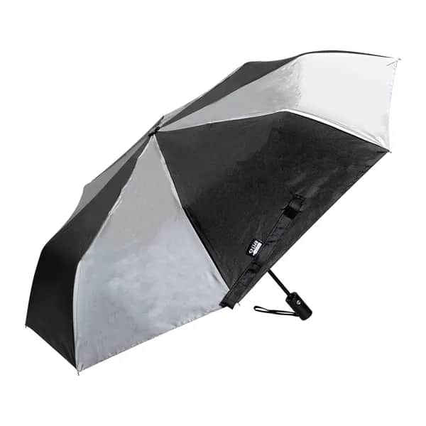 Reflektierender RPET-Regenschirm - Radians Fold - schwarz (-10)