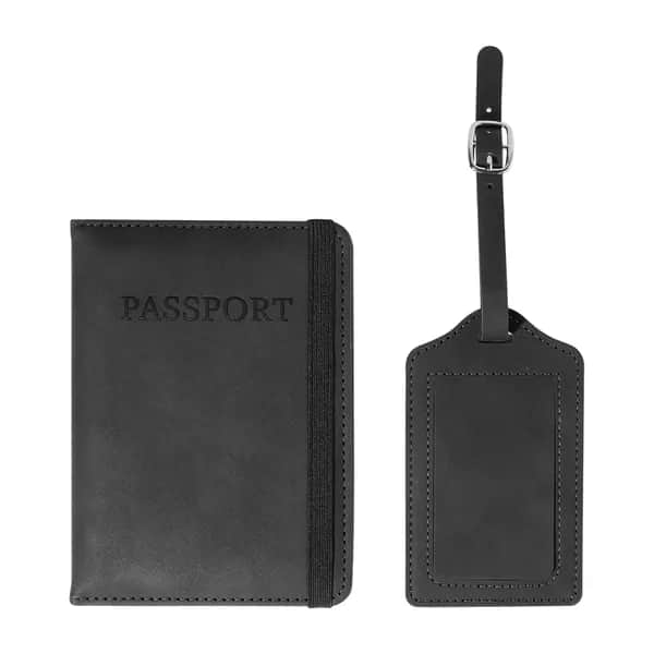 RPU Pass- und Kofferanhängerset - TwinPass - schwarz (-10)