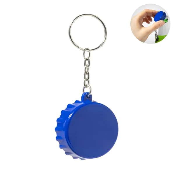 RABS Flaschenöffner mit Schlüsselanhäger - Popcap - blau (-06)