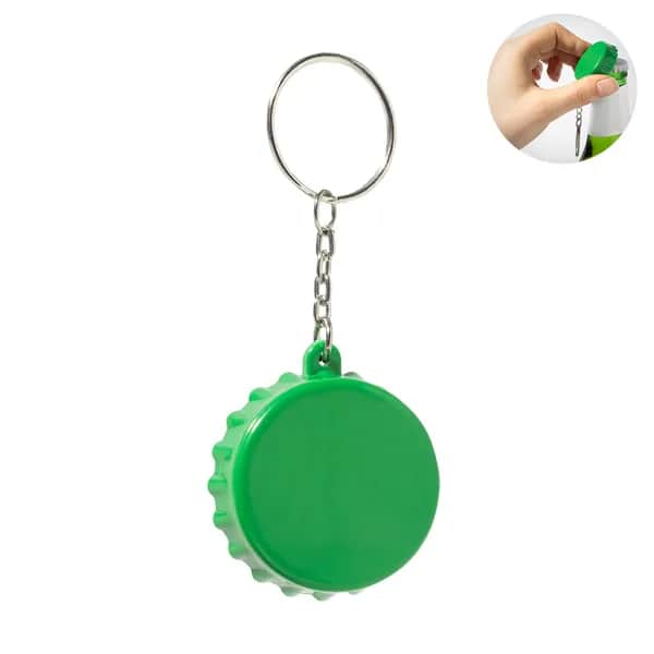 RABS Flaschenöffner mit Schlüsselanhäger - Popcap - dunkelgrün (-07A)