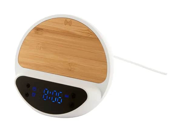 Wecker mit Wireless-Charger - Rabolarm - weiß (-01)