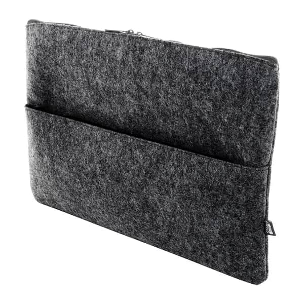 RPET-Filz-Laptoptasche - Refelt Comp - dunkelgrau (-80)