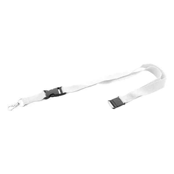 Lanyard aus RPET - Revent Plus - weiß (-01)