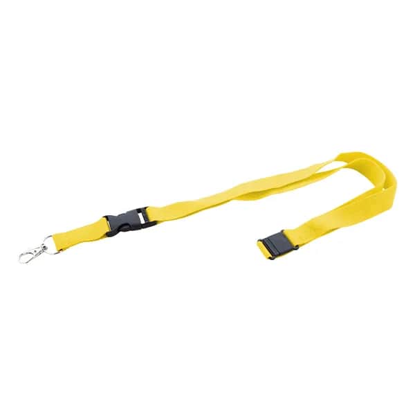 Lanyard aus RPET - Revent Plus - gelb (-02)