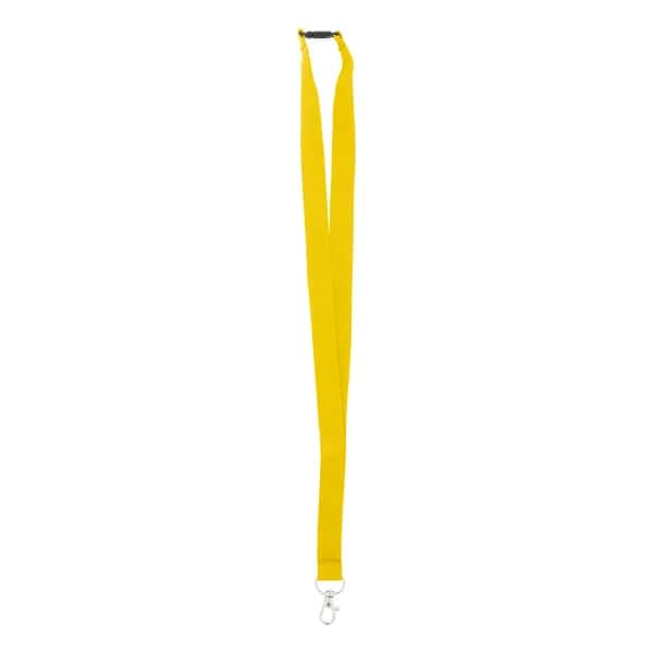 Lanyard aus RPET - Revent - gelb (-02)