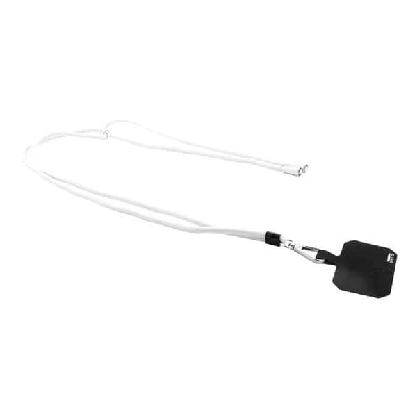 RPET-Handyhalter-Lanyard - Corphon - weiß (-01)