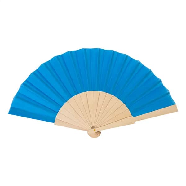 RPET Handfächer - Solana - blau (-06)