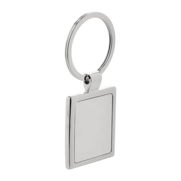 Schlüsselanhänger - Rectangle - silber