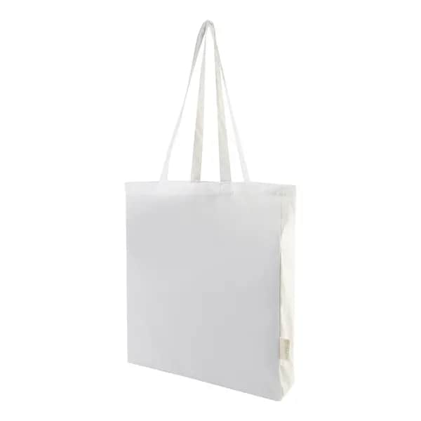 Einkaufstasche aus recycelter Baumwolle - Guspex Hue - weiß (-01)