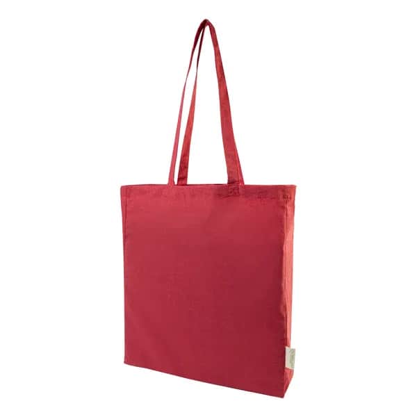 Einkaufstasche aus recycelter Baumwolle - Guspex Hue - rot (-05)