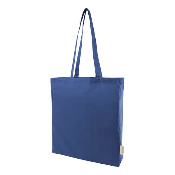Einkaufstasche aus recycelter Baumwolle - Guspex Hue - blau (-06)