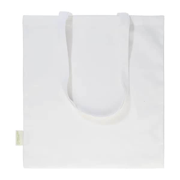 Einkaufstasche aus recycelter Baumwolle - Totepex Hue - weiß (-01)