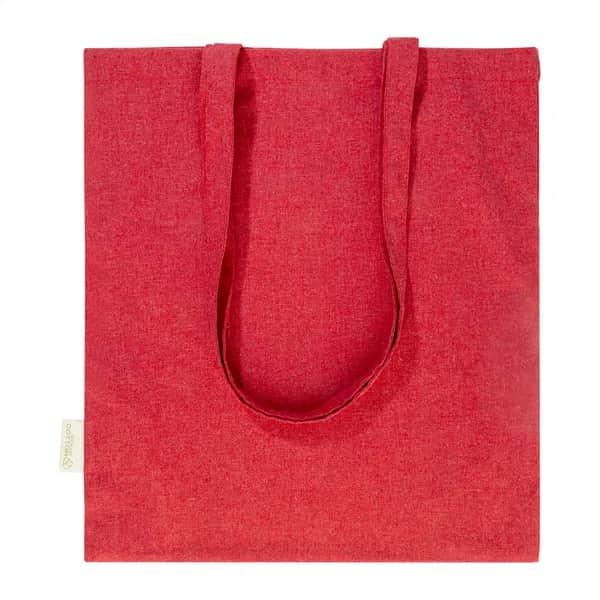 Einkaufstasche aus recycelter Baumwolle - Totepex Hue - rot (-05)