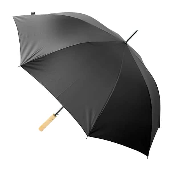 RPET Regenschirm - Asperit - schwarz (-10)