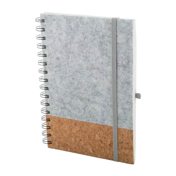 RPET Notizbuch - Corsens - grau (-77)