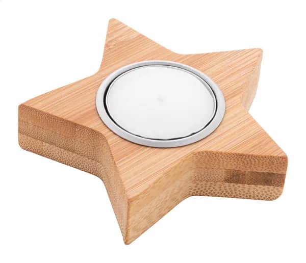 Weihnachtskerze, Stern - Rognan - natur (-A)