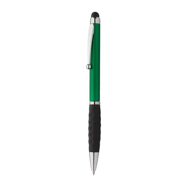 Touchpen mit Kugelschreiber - Stilos - grün (-07)