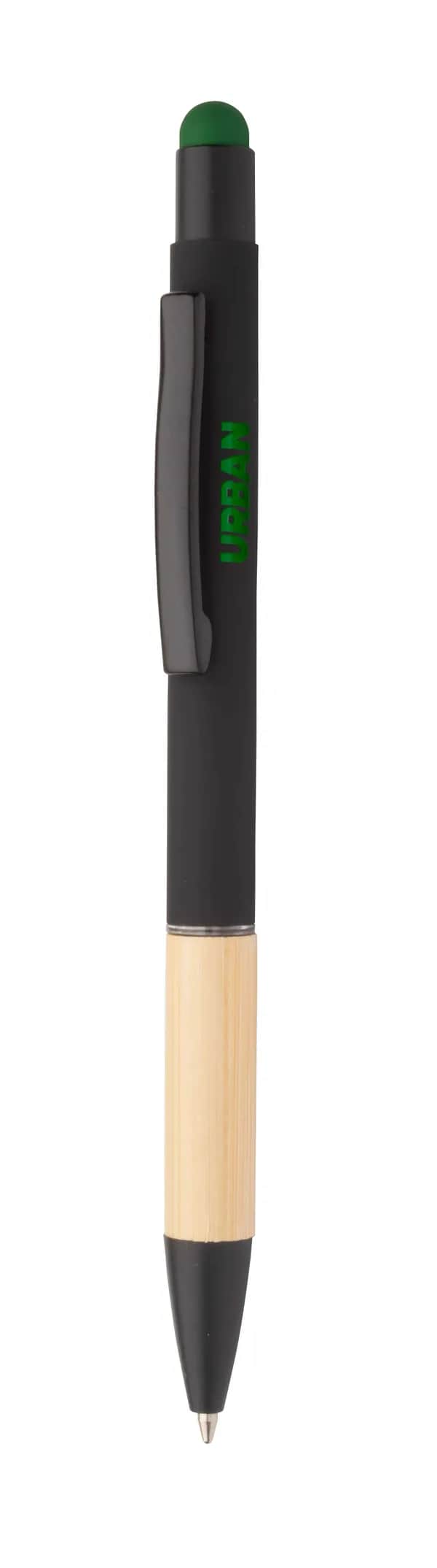 Touchpen mit Kugelschreiber - Boorly - dunkelgrün (-07A)