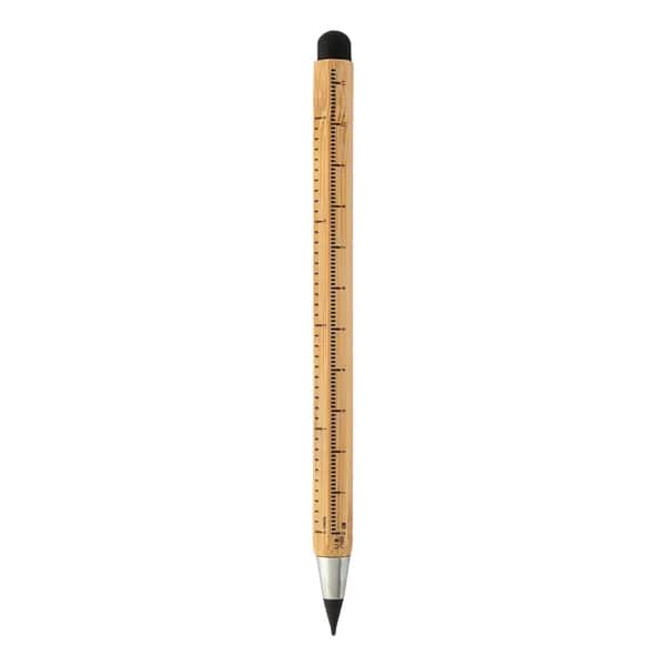 Tintenloser Stift mit Lineal - Boloid - natur