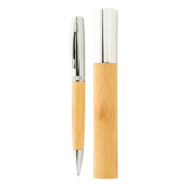 Touchpen mit Kugelschreiber - Siduru - silber (-21)