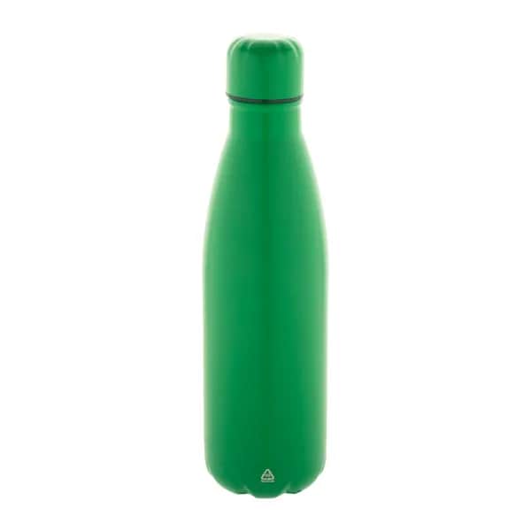 Flasche aus recyceltem Edelstahl - Refill - grün (-07)