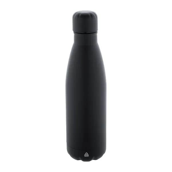 Flasche aus recyceltem Edelstahl - Refill - schwarz (-10)