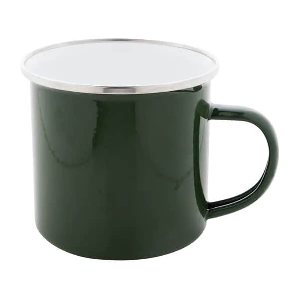 Emailletasse - Enavint - dunkelgrün (-07A)