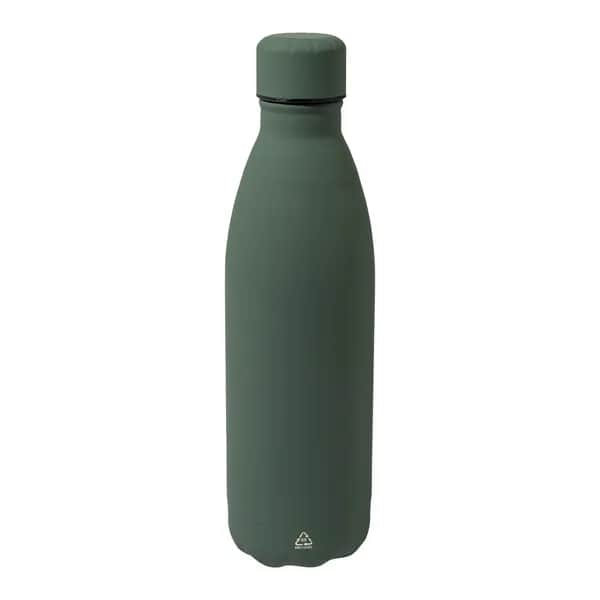 Flasche aus recyceltem Edelstahl - Refill Soft - grün (-07)