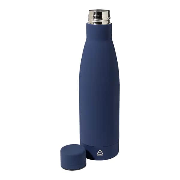 Flasche aus recyceltem Edelstahl - Rubbar - dunkelblau (-06A)