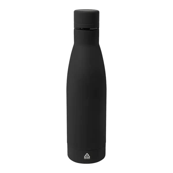 Flasche aus recyceltem Edelstahl - Rubbar - schwarz (-10)