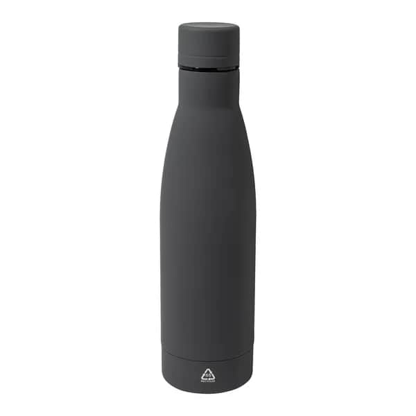 Flasche aus recyceltem Edelstahl - Rubbar - grau (-77)