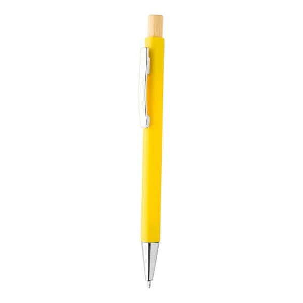 Kugelschreiber aus RABS - Posher - gelb (-02)