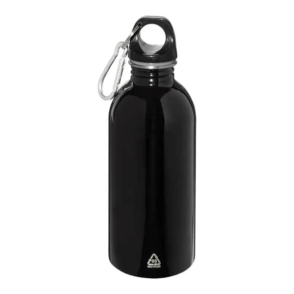 Flasche aus recyceltem Edelstahl - Ressuto - schwarz (-10)