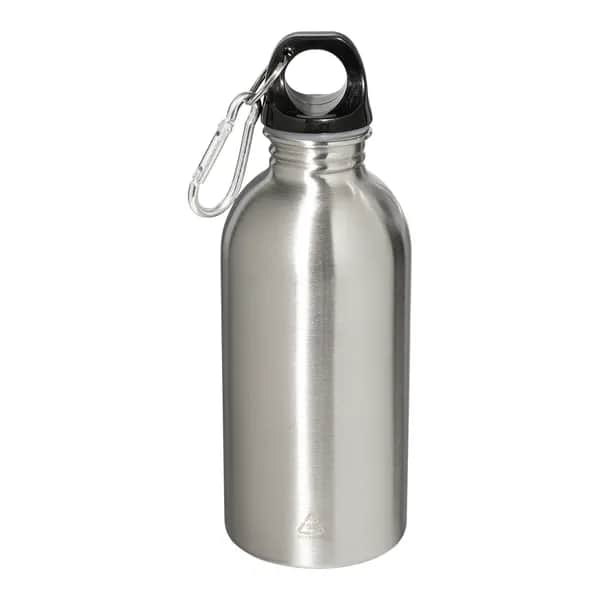 Flasche aus recyceltem Edelstahl - Ressuto - silber (-21)