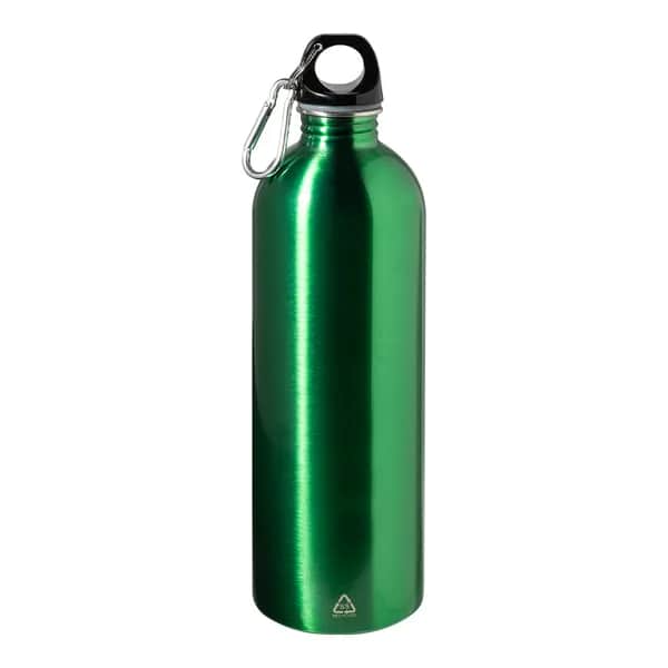 Flasche aus recyceltem Edelstahl - Ressuto XL - grün (-07)