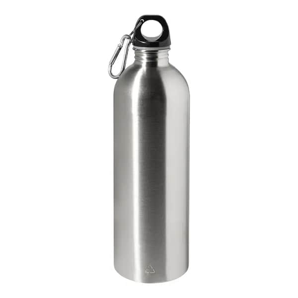 Flasche aus recyceltem Edelstahl - Ressuto XL - silber (-21)