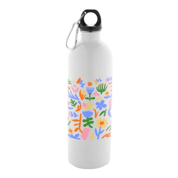 Flasche aus recyceltem Edelstahl - Pressuto XL - weiß (-01)