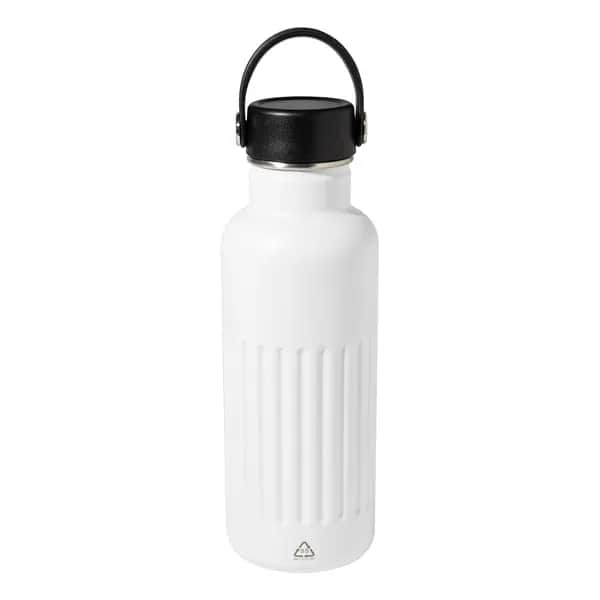 Isolierflasche - Streaky Go - weiß (-01)