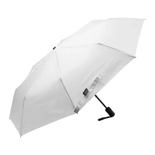 RPET-Taschenschirm - Folcomp - weiß (-01)