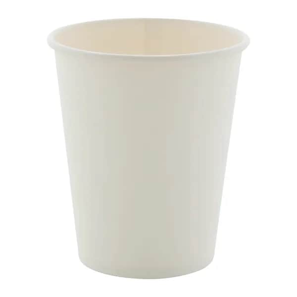 Pappbecher, 240 ml. - Papcap M - weiß (-01)
