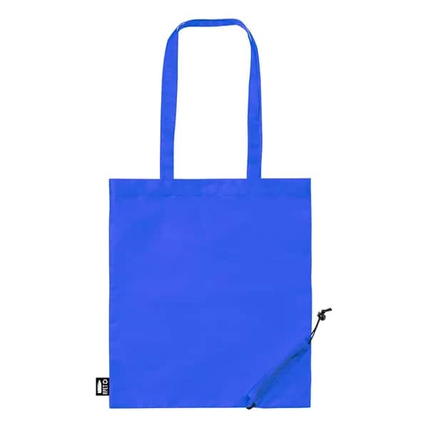Faltbare RPET-Einkaufstasche - Berber - blau (-06)